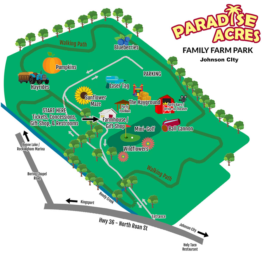 Park Map - Paradise Park PA Park Map – Paradise Park